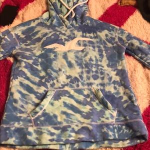 Holister tie dyed hoodie